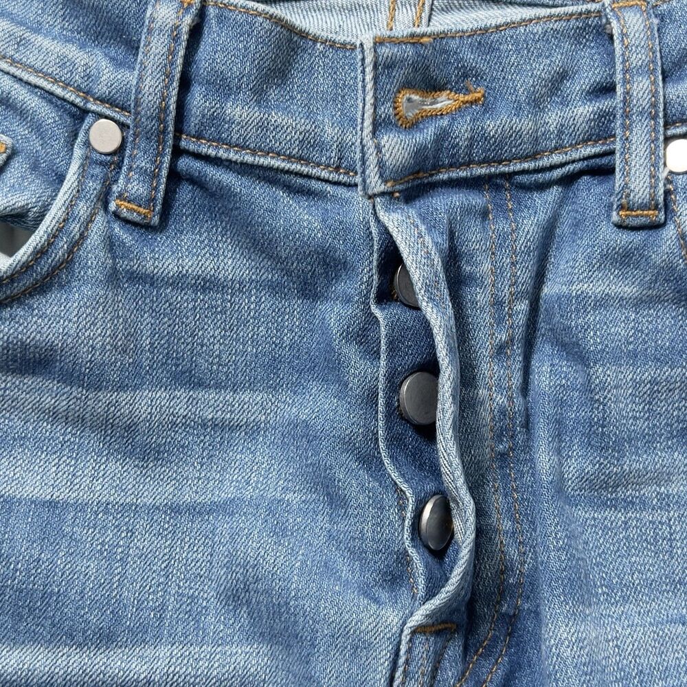 BLDWN Modern Slim Leg Jeans Mens Sz 31x32 Light Wash Button Fly - Picture 8 of 13